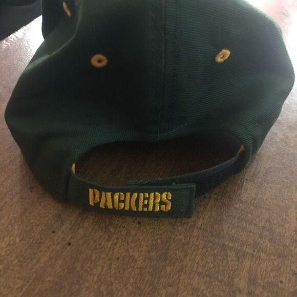 Green Bay Packers baseball cap. One size. Green. Velcro closure - Picture 3 of 6